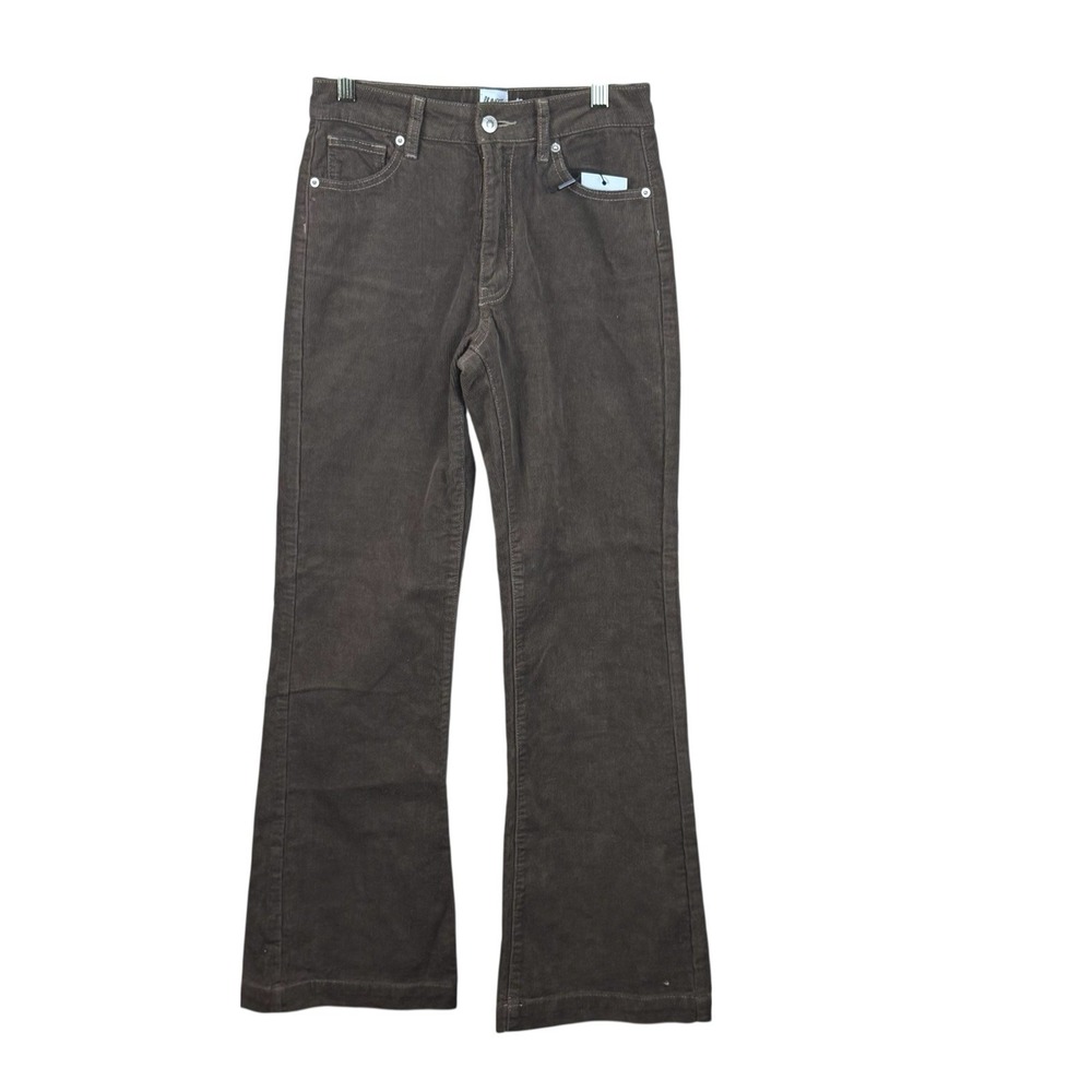 Princess Polly Corduroy Flare Pants Women's Sz 4 Chocolate Brown NWT